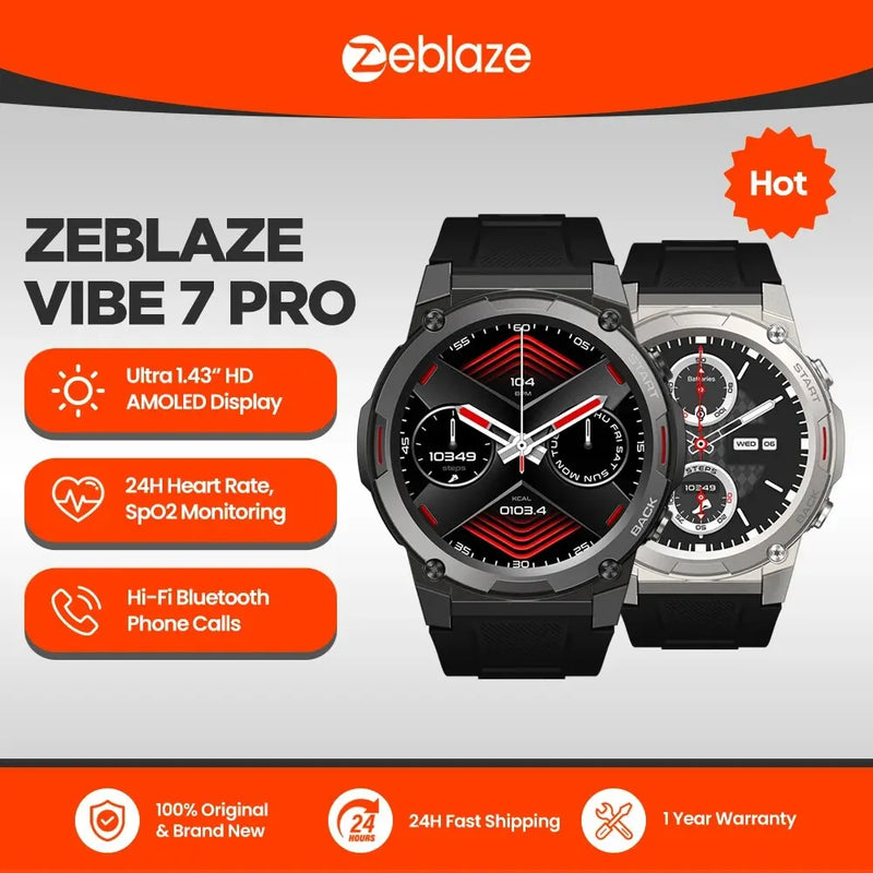 Smart Watch  VIBE 7 PRO chamada de voz